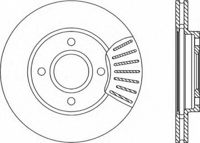OPEN PARTS bda173920 -  Тормозной диск